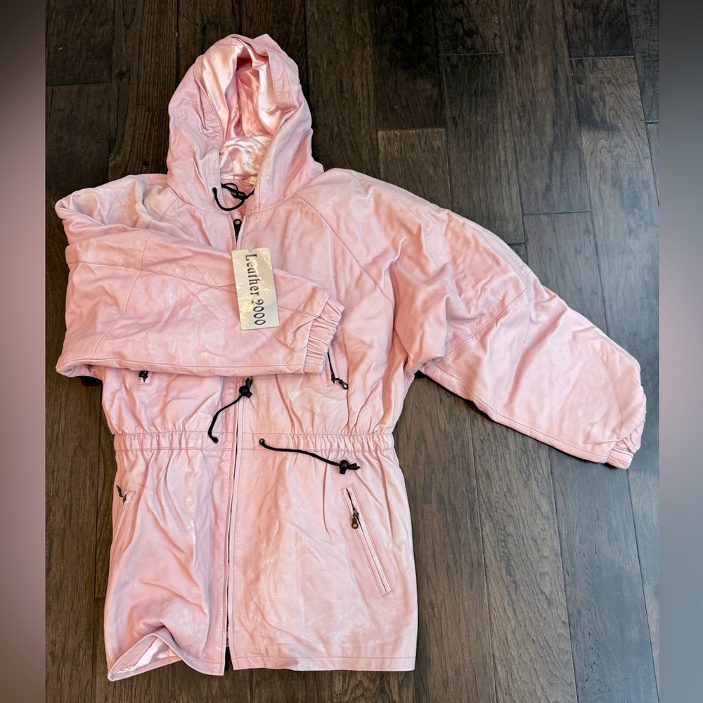 Vintage pink 3/4 length coat